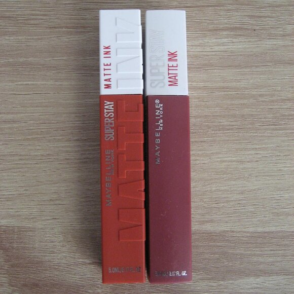 2 Maybelline Superstay Matte Ink Lip Glosses, Globetrotter Mover, New - Picture 1 of 3